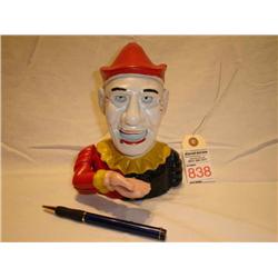Iron clown bank