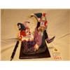 Image 1 : Jester clown with monkey figurine