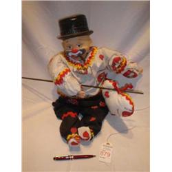 Clown Doll Smoking Cigar