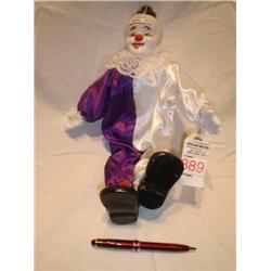 Ceramic clown figurine