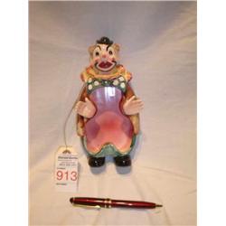 Ceramic Clown Ashtray