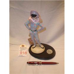 Porcelin clown figurine