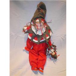Faith Wick Jester and Baby clown doll