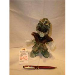 Glass Clown Figurine