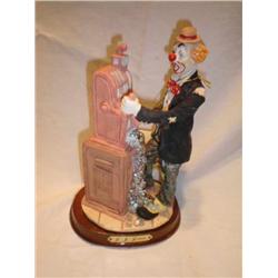 J. Jones Gambling Clown Figurine