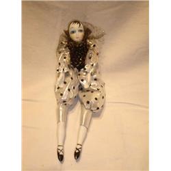 Pierot clown doll