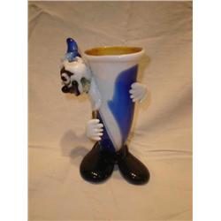 Glass Clown Figurine
