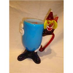 Glass Clown Figurine
