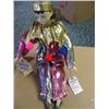 Image 1 : Mardi Gras clown doll