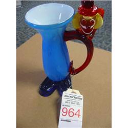 Glass Clown Figurine