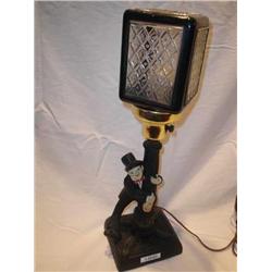 Ceramic clown lamp