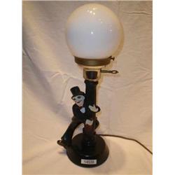 Ceramic clown lamp