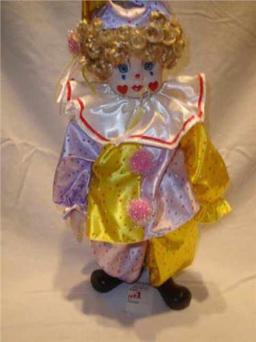 ceramic clown doll