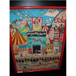 Coney Island clown Art