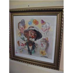 Emmett Clown Art-signed