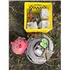 Image 1 : ROLL OF CABLE, KIDS HELMET, & HEAD LAMPS (PHONE:  780-220-5518)