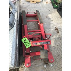 BIG RED 1500 LB MOTORCYCLE JACK (PHONE:  780-220-5518)