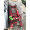 Image 1 : BIG RED 1500 LB MOTORCYCLE JACK (PHONE:  780-220-5518)
