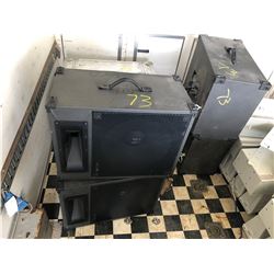 4 - 23" X 12" X 17" SPEAKERS (ALL FOR ONE MONEY)