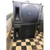 Image 2 : 4 - 23" X 12" X 17" SPEAKERS (ALL FOR ONE MONEY)