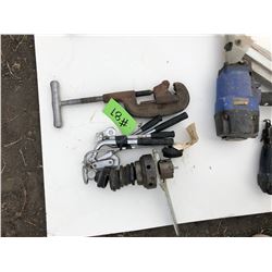 NIPPLE CHUCK, BENDERS, PIPE CUTTER