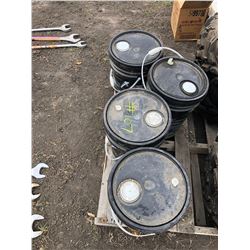 4 PAILS OF NEW HYDRAULIC FLUID