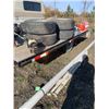 Image 2 : APPROX. 8' X 12' FLAT DECK SINGLE AXLE TRAILER