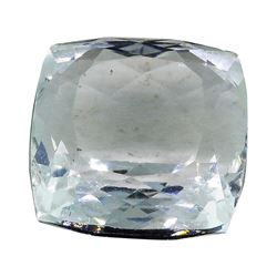 7.30 ct.Natural Cushion Cut Aquamarine