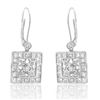 Image 1 : 14k White Gold 1.16CTW Diamond Earrings, (I1-I2/H-I)