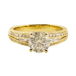 1.67 ctw Diamond Ring - 18KT Yellow Gold