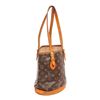 Image 2 : Louis Vuitton Monogram Canvas Leather Petit Bucket PM Bag