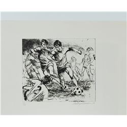 Soccer (Black & White) by LeRoy Neiman 75/250