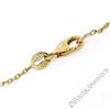 Image 4 : 14kt Yellow Gold 5.25 ctw Bezel Set Amethyst by the Yard Cable Link Chain Bracel