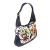 Image 1 : Gucci Blue Flora Print Jackie Medium Hobo Bag