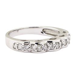 0.60 ctw Diamond Ring - 18KT White Gold