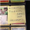 Image 2 : AUTHENTIC POKEMON CARD LOT: RARES, HTF AND HOLOGRAMS