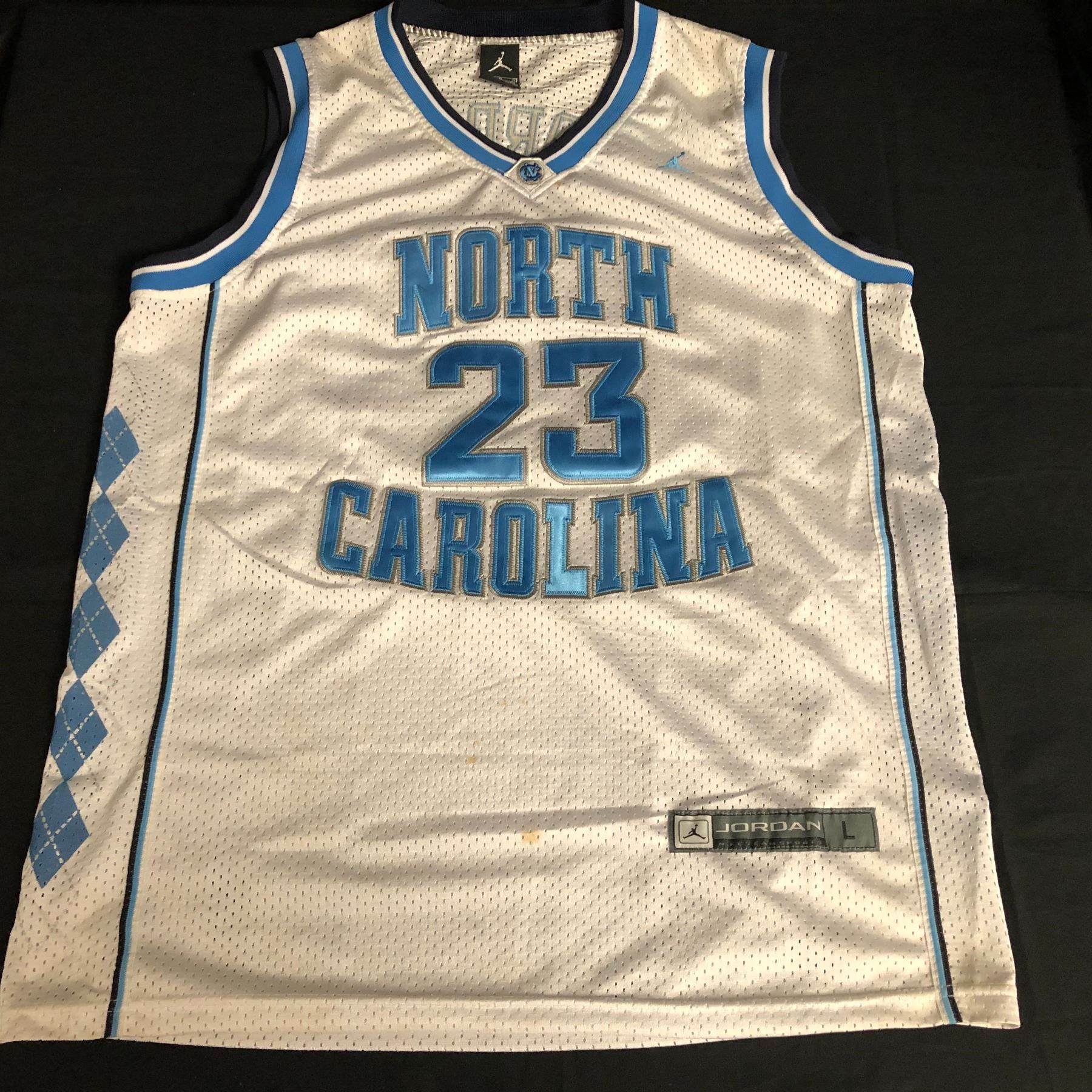 JORDAN JUMPMAN MICHAEL JORDAN NORTH CAROLINA BASKETBALL JERSEY