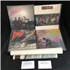 Image 1 : VINYL RECORD LOT w/ Led Zeppelin & Beatles Poster Pages