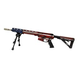 Wise Arms AR Rifle Red/White/Blue