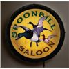 Image 1 : Spoonbill Saloon Light Up Wood Barrel End