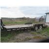 Image 2 : 96 Norberts 20' Gooseneck Flat Deck Trailer Tandem 7000LB x2 w Loading Ramps W TOD