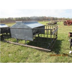 Hasting Metal Calf Creep Feeder 2 Sided Approx 50 Bushel