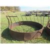 Image 2 : 1 Haysaver Metal Rd Bale Feeder (Damaged- Missing Part of It)