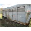 Image 2 : 79 Gooseneck 16' Stock Trailer - Tandem w TOD