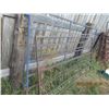 Image 2 : 2 Items - 1) 12' Metal Corral Panel  & 1) 8' Metal Gate