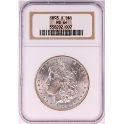 1898-O $1 Morgan Silver Dollar Coin NGC MS64