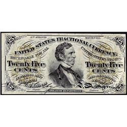 March 3, 1863 Twenty-Five Cents Third Issue Fractional Currency Note