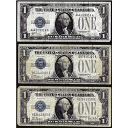 Lot of 1928/A/B $1 Funnyback Silver Certificate Notes