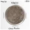 Image 1 : 1895 Mexico 8 Reales Silver Coin Chopmarks