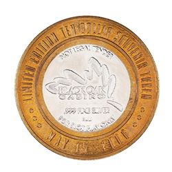 .999 Silver Black Oak Casino $10 Casino Limited Edition Gaming Token